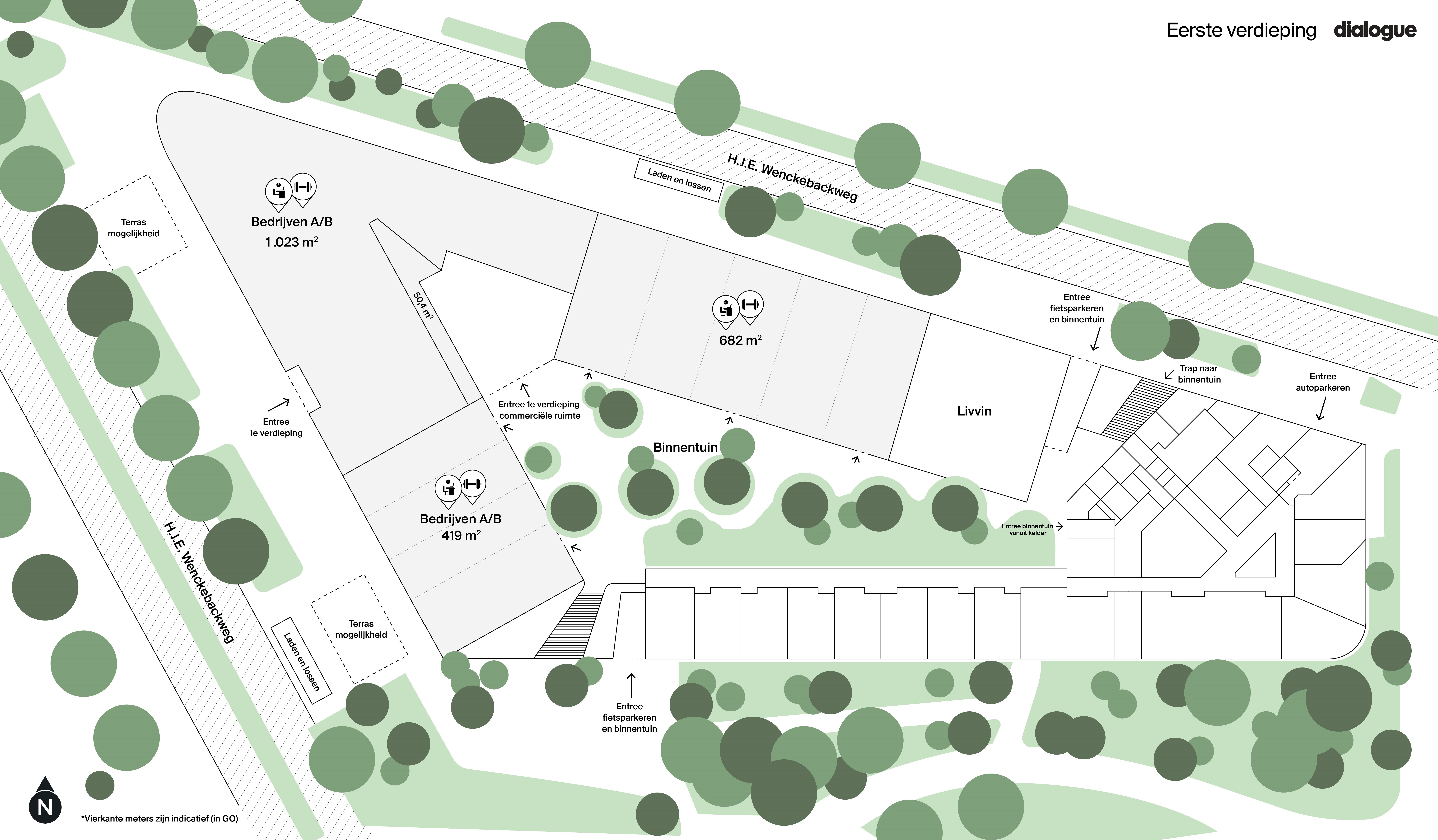 Plattegrond eerste verdieping
